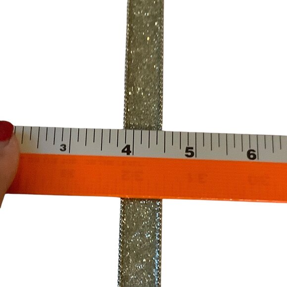 Nicole Miller Home 4x6 Photo Silver Glitter Picture Frame 5"x7" - Picture 6 of 7